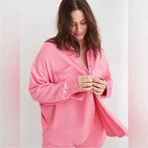 Aerie Lumberjane Fleece Shirt